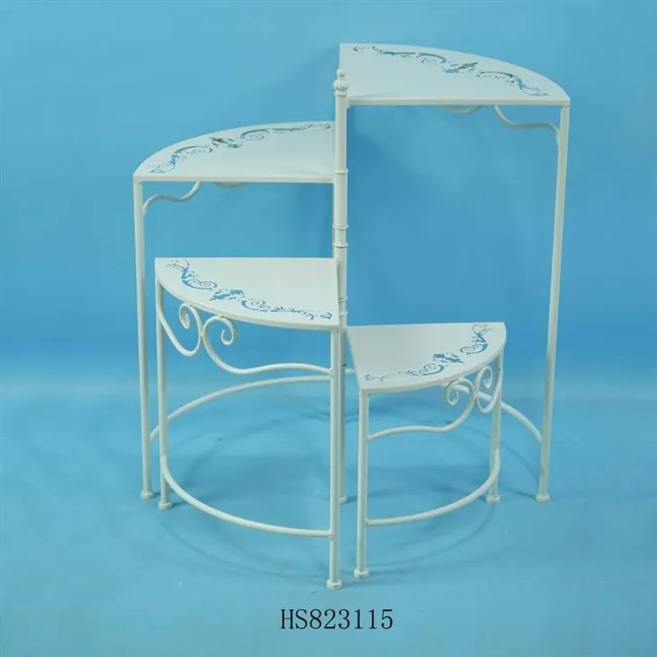 Wrought Iron Corner Plant Stands