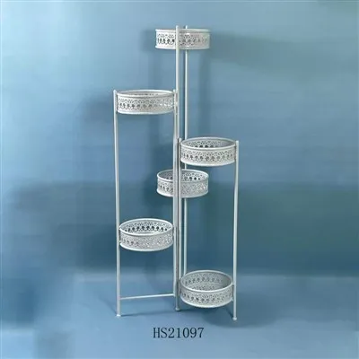 กระถางต้นไม้ในร่มสีทองขนาดใหญ่